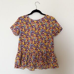 Floral Peplum Top